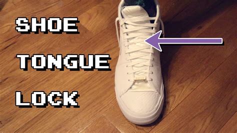 shoe tongue keeps moving to side|how to stop shoe tongue sliding.